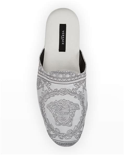 versace mens slipper|gianni Versace men's slip ons.